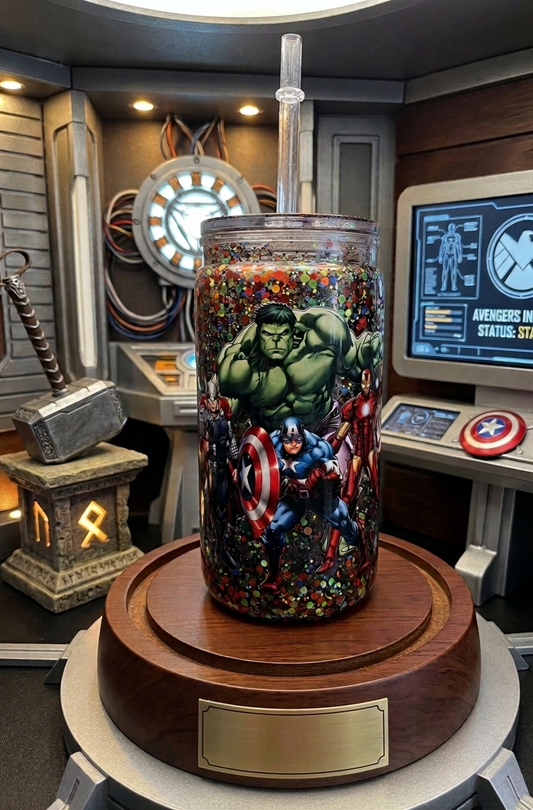 Gobelet Snow Globe "L'Alliance des Héros"