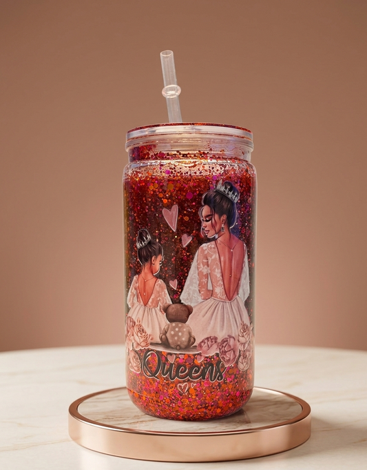 👑Gobelet Snow Globe "Queens