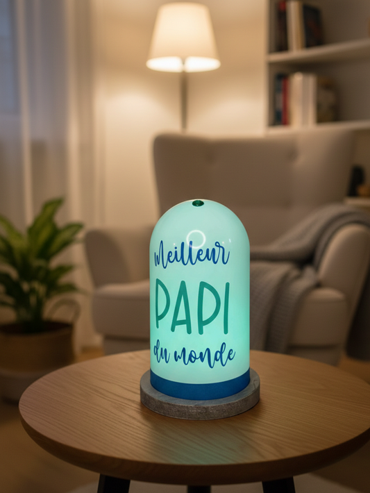 Veilleuse"Meilleur Papi du monde"💙